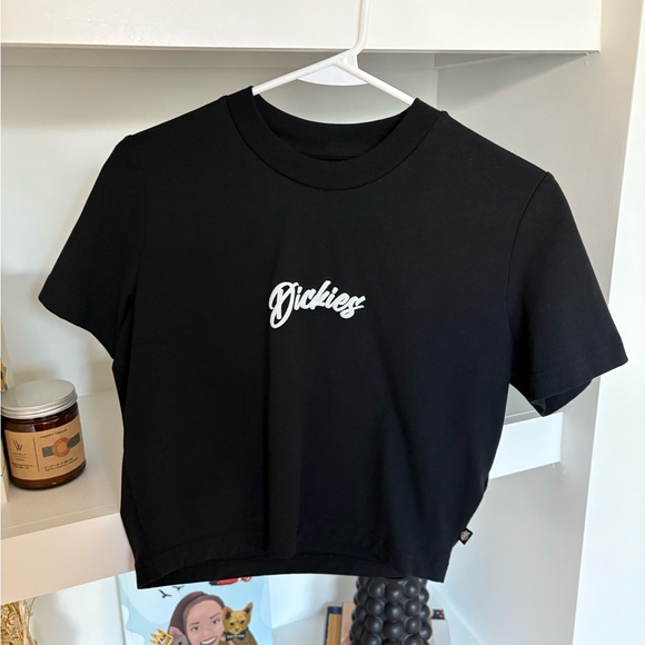 Dickies Tops - Dickies Black T-Shirt (cropped)